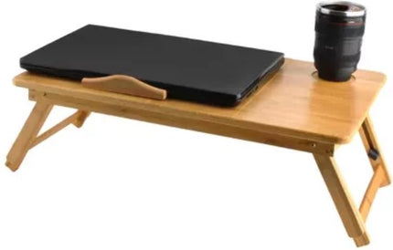 Ruhhy Bamboe Laptopstandaard - Perfec voor Ergonomisch Werken - Voor Laptops tot 17 inch