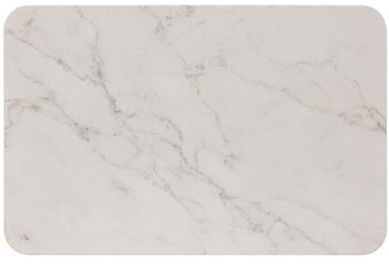 Diatomiet Badmat - Sneldrogende Badkamer Mat - Antislip Steen Badmat - Absorberende Douchemat - Duurzame Diatomite Bath Mat - 60 x 39 cm - Wit