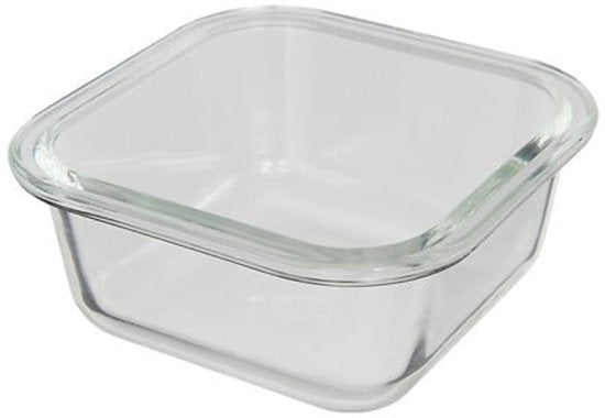 Glazen Vershoudbakjes met Deksel – Set van 2 – 320 ml