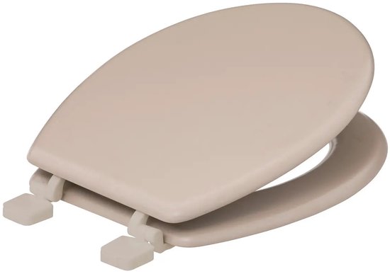 5Five Toilettensitz Colors - beige - MDF / HDF-Holz - universell - Standard-WC-Sitzbefestigung