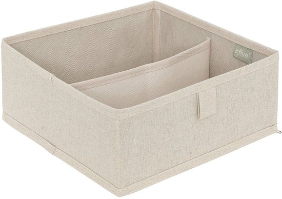 Schubladen-Organizer Kleiderschrank 16 Fächer Five® - Dressy + - Beige - Faltbar