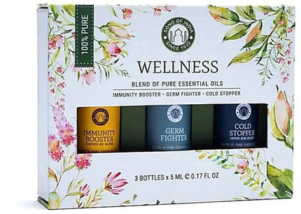 Song of India - Wellness - Etherische Olie Set - 3 flesjes 5ml