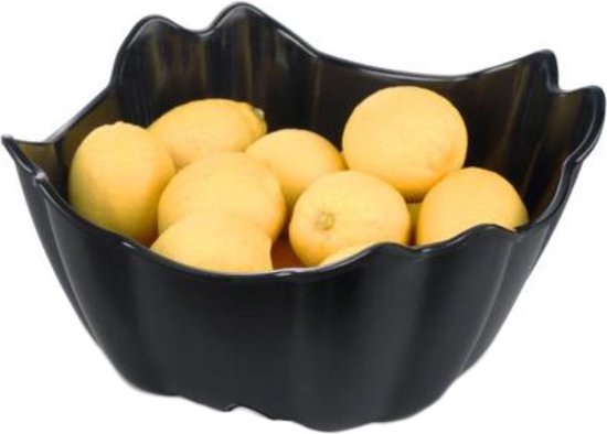 Melamine serveer schaal - Fruitmand - Broodmand / broodmanden - Serveerschalen 25 x 10 cm