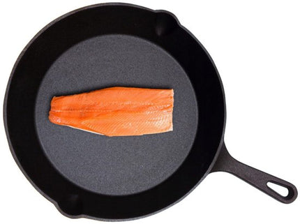 HAGE Serie - Gietijzeren Pan - 16 cm - Vaatwasmachinebestendig - Geschikt voor Alle Kookplaten