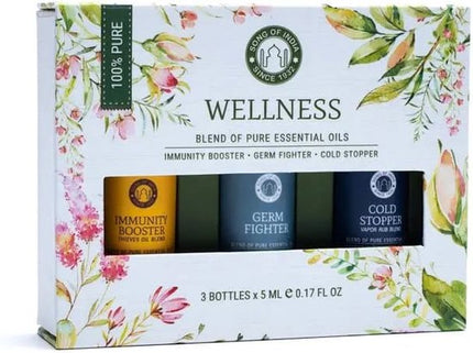 Song of India - Wellness - Etherische Olie Set - 3 flesjes 5ml