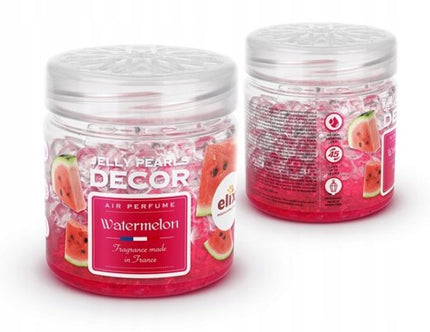 Elix - Luchtverfrisser Gel Parels - Jelly Pearls Decor - Geurparels voor Interieur Auto Luchtverfrisser - Watermeloen Geur - Langdurige Geur Met Essentiële Oliën - 150ml - Watermelon