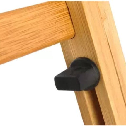 Ruhhy Bamboe Laptopstandaard - Perfec voor Ergonomisch Werken - Voor Laptops tot 17 inch