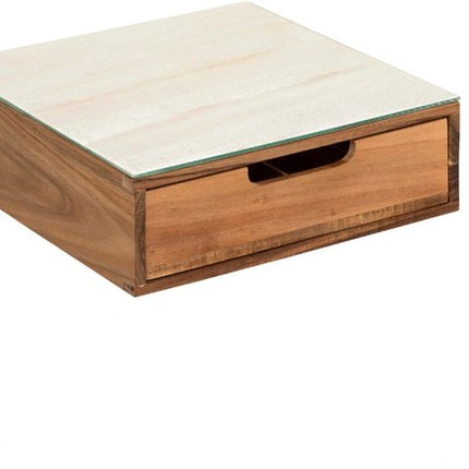 Koffiecup houder acacia met lade Five® - Hout - Sorteervakken | Decoratief | Nespresso cuphouders | Dolce gusto cuphouders