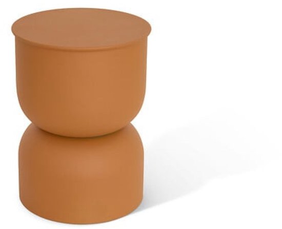 Atmosphera – Totem Salontafel Palomba – Oker Ø 31 cm Staal H 41,8 cm – Geen Montage