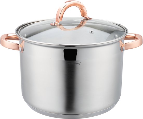Klausberg 7739 kookpan met pasta-inzet – 2-delig, 24 cm, 7,5 liter, RVS – foto 4
