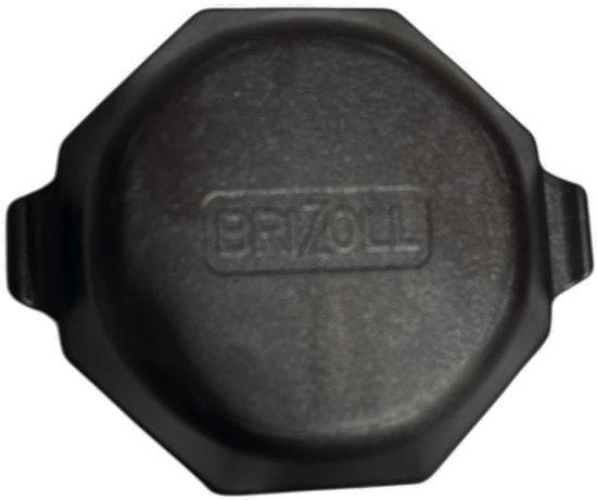 BRIZOLL H8-1825 – Octagonal Cast Iron Pan (Octopus Shape) – Ideal for Portion Cooking & Long-lasting Heat – Suitable for All Hobs – Includes Cast Handles