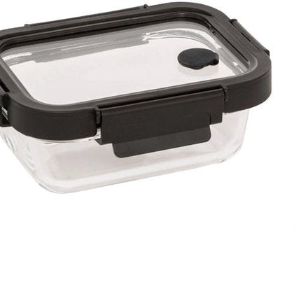 Vershoudbakje glas 370 ml Five® - Transparant - Met deksel | Vaatwasserbestendig | Magnetronbestendig | Luchtdicht | Diepvriesbestendig | BPA-vrij | Waterdicht