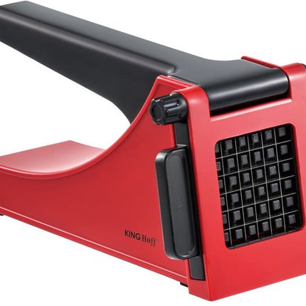 Kinghoff 1912 - Frietsnijder - 36 x 10 mm stukken - RVS messen - Rood