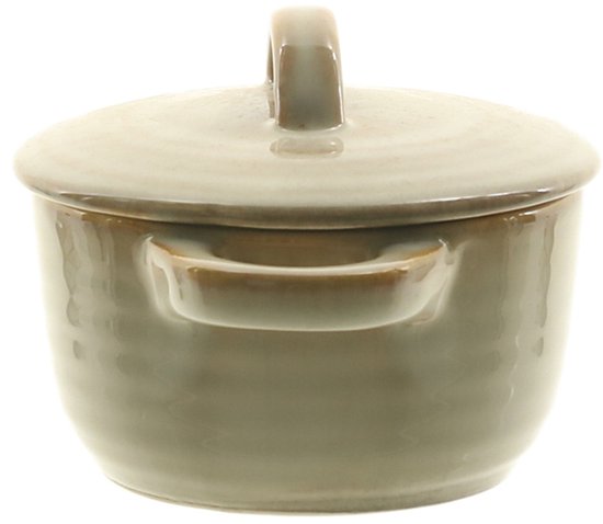 MPLCo Ombres kleine ovenschaal met deksel – keramiek, 150 ml, lichtbruin – foto 2