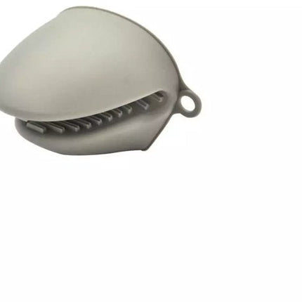 Kinghoff - 2-Delige - Siliconen Pannenlapset - Ovenhandschoen - Hittebestendige Pot Gripper - Antislip Siliconen - Geschikt voor Oven, Magnetron en Vriezer - 8.5 x 7.8 cm - Grijs