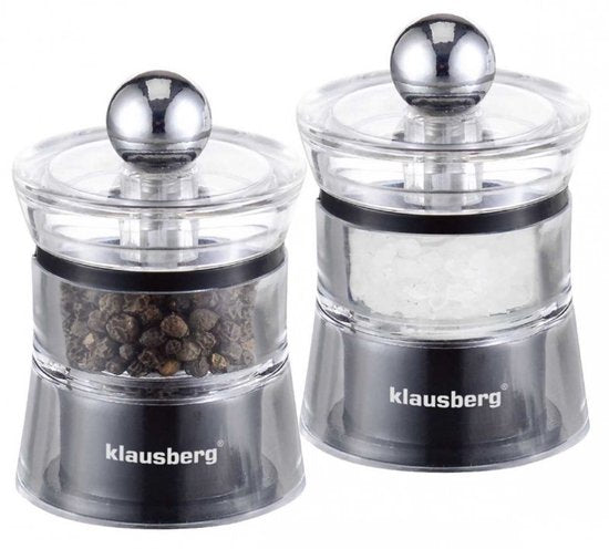 Klausberg - Peper- en Zoutmolenset - 6 cm - Keramisch Mechanisme