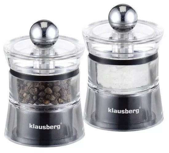 Klausberg - Peper- en Zoutmolenset - 6 cm - Keramisch Mechanisme