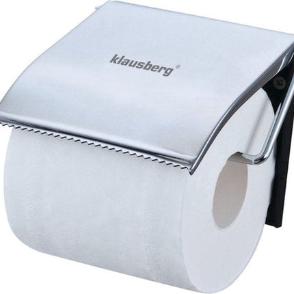 Set Keukenrolhouder + WC-Rolhouder – Roestvrij Staal – Moderne Design – Eenvoudig te Monteren - 25x13.5x2 + 12x12.3x1.6 cm