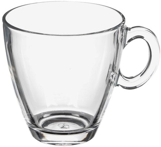 Sia glazen mokken set van 6 – koffiemok en theemok van glas, 215 ml – foto 2