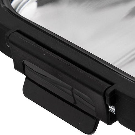 Vershoudbakje glas 370 ml Five® - Transparant - Met deksel | Vaatwasserbestendig | Magnetronbestendig | Luchtdicht | Diepvriesbestendig | BPA-vrij | Waterdicht