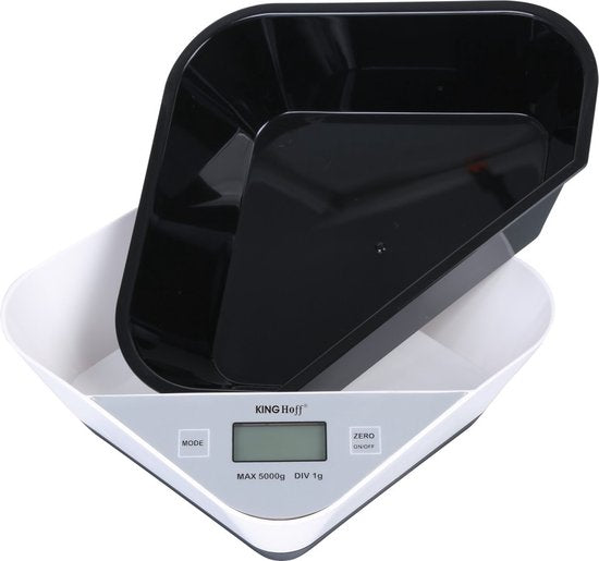 Kinghoff 1826 - Küchenwaage mit integrierter Schüssel