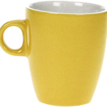 Cosy & Trendy Vicky Beker - 19 cl - Ø 7 cm x 8.5 cm - Geel - Set-6