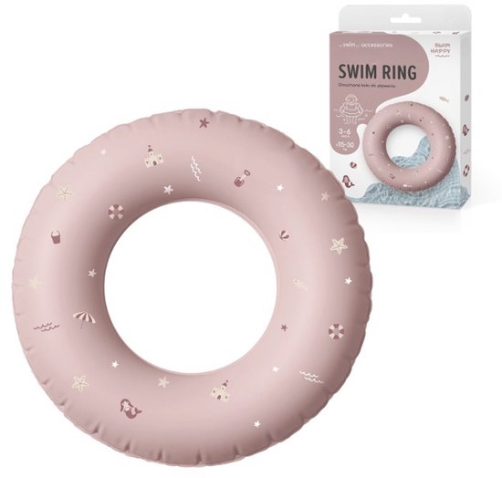 SIPO Schwimmring für Kinder – 50 cm – 3-6 Jahre – Rosa