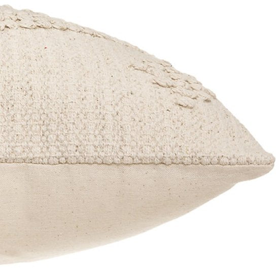 Safari 3D Sierkussens - Set van 2 - Decoratieve Kussens met Reliëf – Binnenkussen - Zacht Polyester / Rayon - 38 x 58 cm - Beige