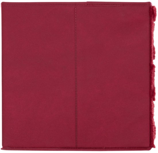 Atmosphera Kids Cerise Opberg - 30 x 30 x 30 cm - Opvouwbaar - Rood