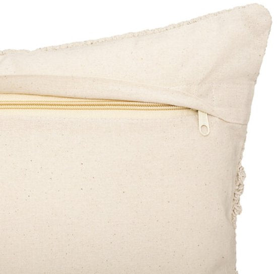 Safari 3D Sierkussens - Set van 2 - Decoratieve Kussens met Reliëf – Binnenkussen - Zacht Polyester / Rayon - 38 x 58 cm - Beige