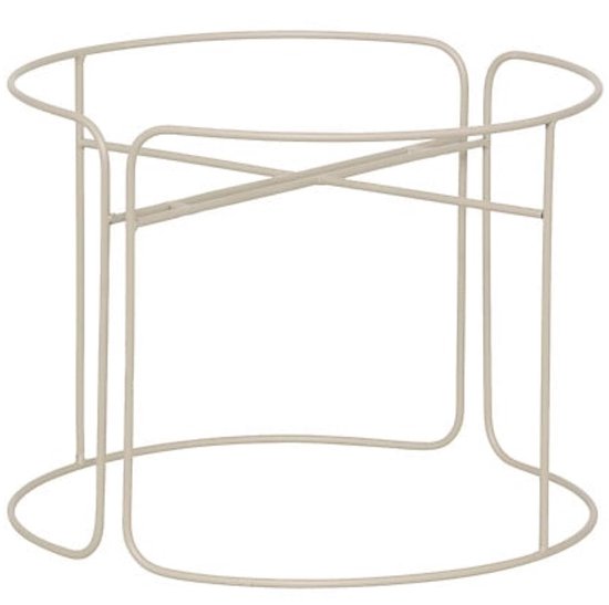 Aze Planter Set - 2 Pieces - Modern Plant Stand - Metal Flower Pots on Stand - Tall Indoor Plant Pot - Flower Pot Set with Drainage - Ø30 x 44.3 cm - Beige
