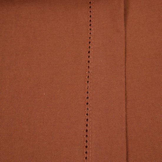 Atmosphera Tafelkleed - terracotta - katoen - 240 x 140 cm - rechthoek - tafellaken