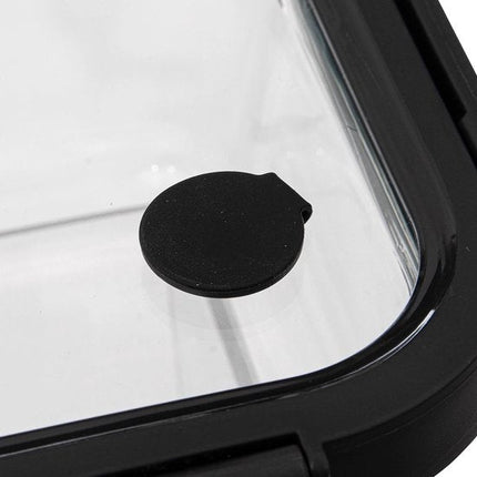 Vershoudbakje glas 370 ml Five® - Transparant - Met deksel | Vaatwasserbestendig | Magnetronbestendig | Luchtdicht | Diepvriesbestendig | BPA-vrij | Waterdicht