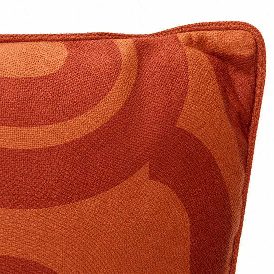 Kussen - Bedkussen - Decoratief Kussen - Sierkussen Set van 2 - Fluweelzachte Polyester Bekleding - Afneembare Hoes - Rits - Wasbaar - Binnengebruik - Voor Bed, Bank en Fauteuil - 30 x 50 cm - Terracotta