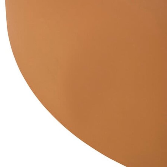 Atmosphera – Totem Salontafel Palomba – Oker Ø 31 cm Staal H 41,8 cm – Geen Montage