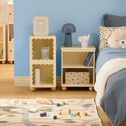Atmosphera Kids Bouli Nachtkastje - Opbergmeubel - 31x30x64cm - Beige