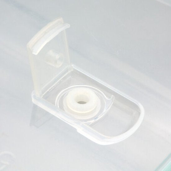 Frischhaltedose - Glas-Frischhaltedose - Vorratsdose mit Deckel - 2er-Set - Luftdicht - Borosilikatglas - Quadratisch - 1,18 L - 18,3 x 18,3 x 7,3 cm - Blau