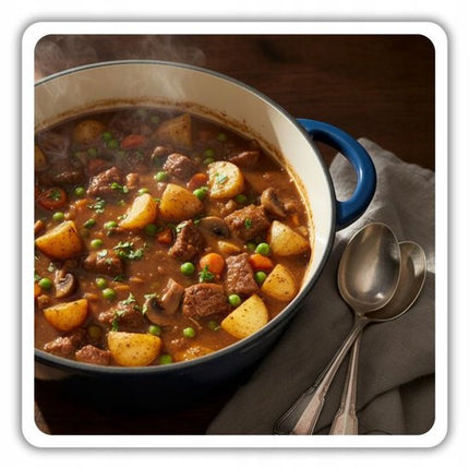 Hage - Braadpan - Geëmailleerde Gietijzeren Braadpan - Casserole - Geschikt voor Inductie, Gas & Oven - Inclusief Pannenonderzetter & Handgreepbeschermers - 4 Liter - Ø24 x 12 cm - Blauw