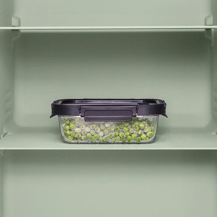 Vershoudbakje glas 370 ml Five® - Transparant - Met deksel | Vaatwasserbestendig | Magnetronbestendig | Luchtdicht | Diepvriesbestendig | BPA-vrij | Waterdicht