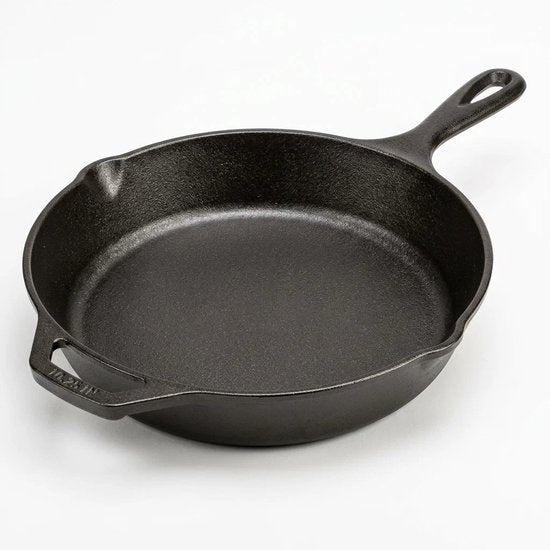 Hage - Frying Pan - Cast Iron Frying Pan - Skillet - Roasting Pan - Induction - Gas - Electric - Ceramic - Universal - Ø25.5 cm – Black