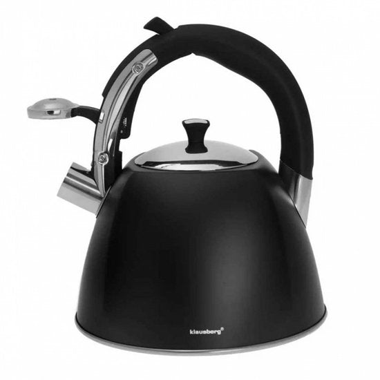 Klausberg KB-7194 fluitketel - 3L - rvs - alle warmtebronnen
