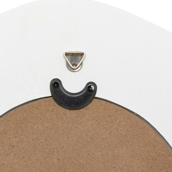 Wandspiegel - Badezimmerspiegel - 3er-Set - Runde Wandspiegel - Dekorative MDF-Spiegel - Moderne Wanddekoration für Wohnzimmer, Flur, Schlafzimmer & Badezimmer - Ø25 cm - Weiß