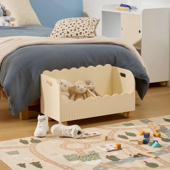 Atmosphera Kids Bouli Storage Chest - 60 x 36 x 30 cm - Beige