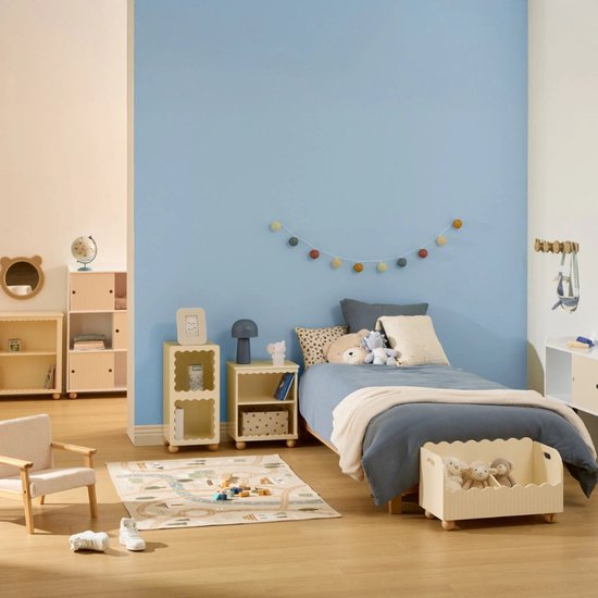 Atmosphera Kids Bouli Storage Chest - 60 x 36 x 30 cm - Beige