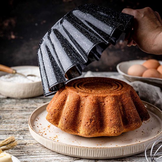 Granit-Backform - Gugelhupfform für Kuchen 23,5 cm