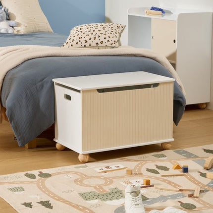 Atmosphera Kids Bouli Speelgoedkist - 60x36x42cm - Beige