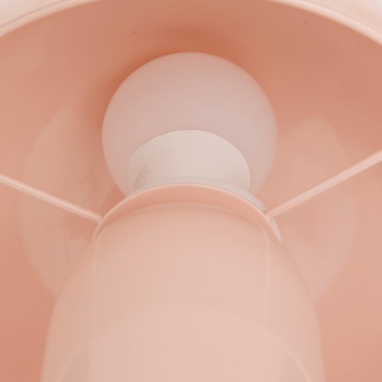 Atmosphera Lito Tafellamp/Paddenstoellamp - Ø20xH25cm - Roze