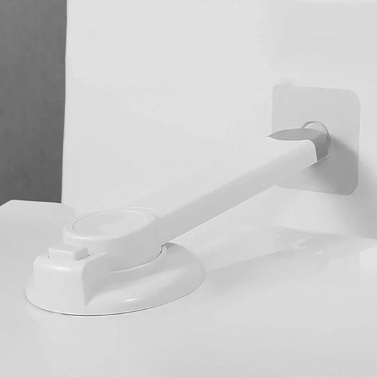 SIPO Stroller Accessories - Toilet Seat Lock - Child Safety Toilet Lock - Set of 2 - for Children - No Drilling Required - White