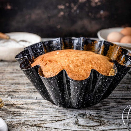 Granieten bakvorm - tulbandbakvorm voor cake 23,5CM