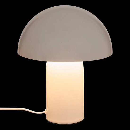 Atmosphera Lito Table Lamp/Mushroom Lamp - Ø20xH25cm - White